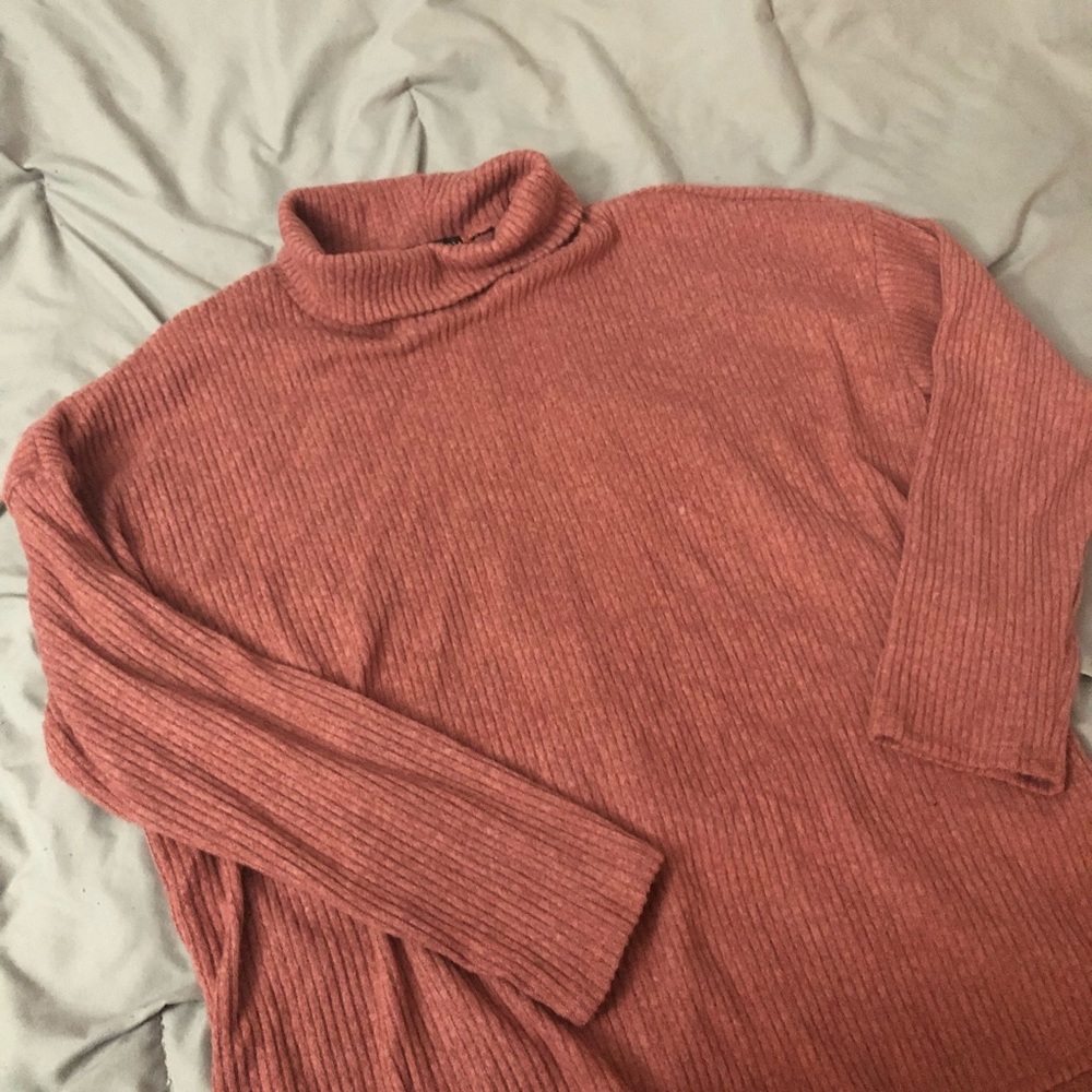 Forever 21 Plus Dusty Rose Turtleneck